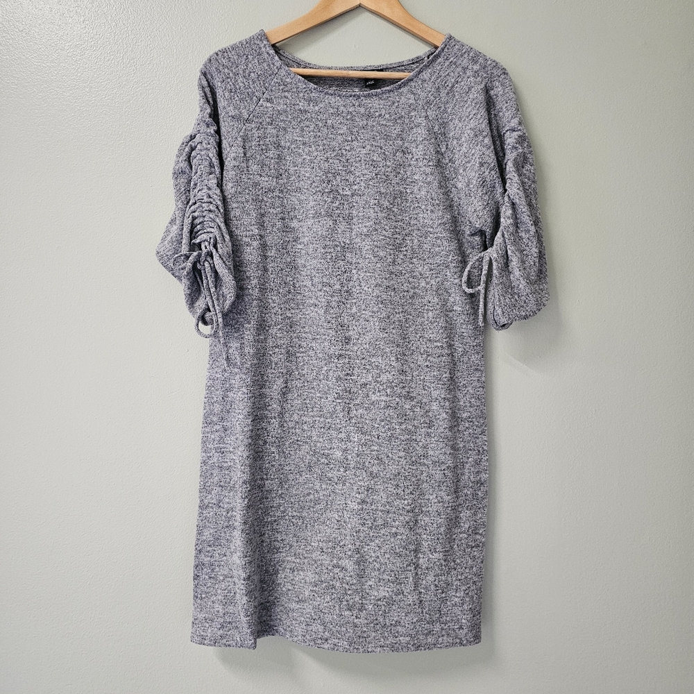 Heather grey sweater dress